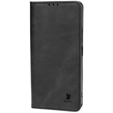 Etui z klapką Bizon Case Pocket Pro do Xiaomi Redmi 13C / Xiaomi Poco C65, czarne