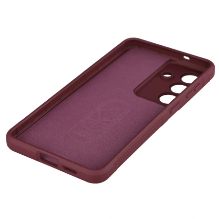 Pancerne etui Bizon Case Tur do Galaxy S26 Plus, burgundowe