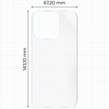 Folia hydrożelowa na tył Bizon Glass Hydrogel do iPhone 15 Pro, 1 sztuka