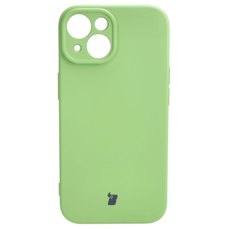 Etui Bizon Case Silicone do Apple iPhone 15, jasnozielone