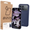 Silikonowe etui Bizon Soft Case do Xiaomi POCO F8 Pro, ciemnoniebieskie