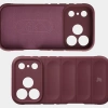 Pancerne etui Bizon Case Tur do iPhone 17 Pro, burgundowe