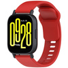Pasek silikonowy do smartwatcha, Bizon Strap Watch Silicone Pro H, Quick Release 22 mm, czerwony