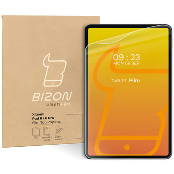 Folia imitująca papier Bizon Film Tab Papirus Duo do Xiaomi Pad 6/6 Pro, 2 sztuki