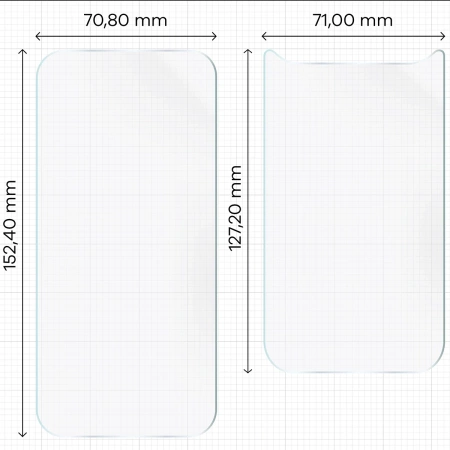 Folia hydrożelowa na tył i przód Bizon Glass Hydrogel Pack do iPhone Air