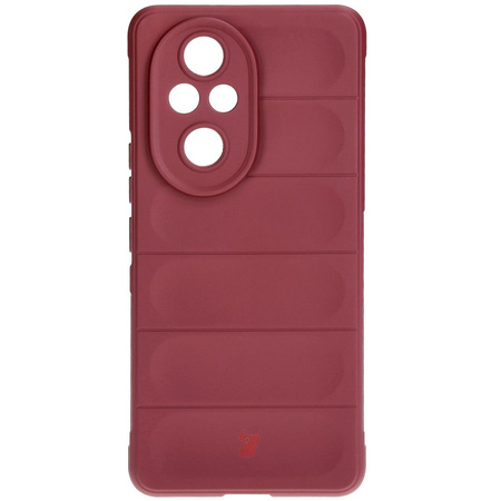 Pancerne etui Bizon Case Tur do Honor 200 Pro, burgundowe