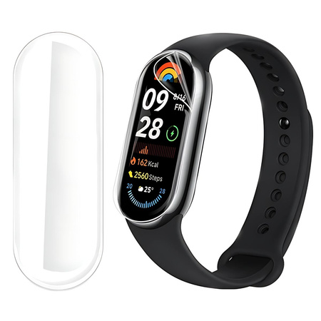 Folia hydrożelowa na ekran Bizon Glass Watch Hydrogel do Xiaomi Smart Band 9, 2 sztuki