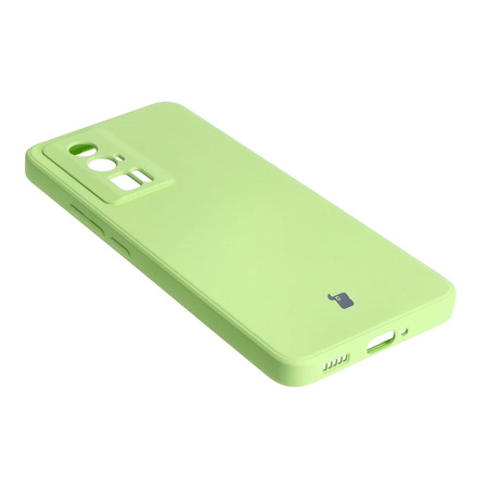 Etui Bizon Case Silicone Sq do Xiaomi Poco F5 Pro, jasnozielone