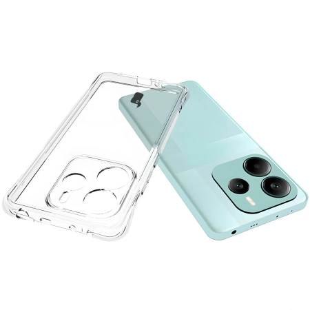 Elastyczne etui + 2x szkło hartowane Bizon Case Clear Pack do Xiaomi Redmi Note 14 5G