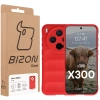 Pancerne etui Bizon Case Tur do Vivo X300, czerwone
