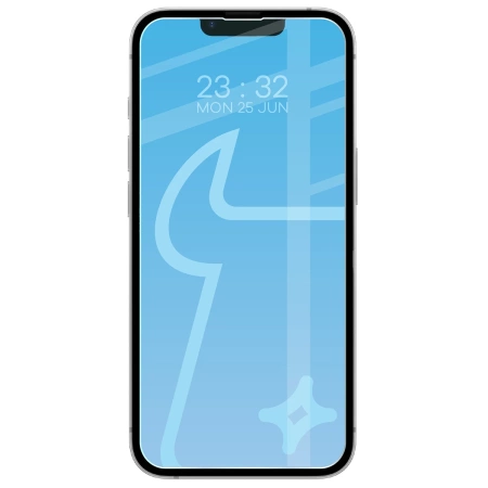 Szkło hartowane Bizon Glass Clear Duo do iPhone 16e / 14 / 13 Pro / 13, 2 sztuki