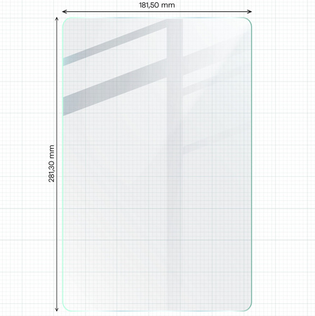 Szkło hartowane Bizon Glass Tab Clear Duo do Galaxy Tab S10 Plus/S9 FE Plus/S9 Plus/S8 Plus/S7 Plus/S7 FE, 2 sztuki