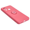 Etui Bizon Case Silicone Ring Sq do Xiaomi Redmi 12C, brudny róż