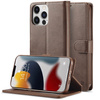 Etui Bizon Case Wallet do iPhone 13 Pro Max, brązowe