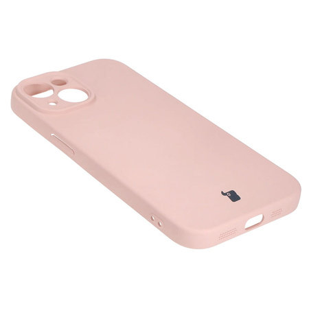 Etui Bizon Case Silicone do iPhone 15, jasnoróżowe