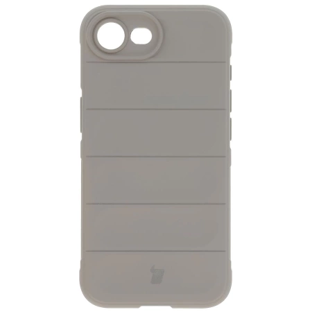 Pancerne etui Bizon Case Tur do iPhone 16e, jasnoszare