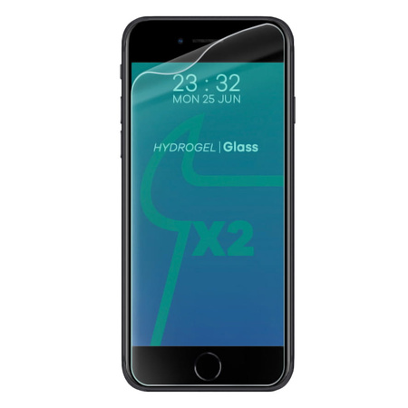 Folia hydrożelowa na ekran Bizon Glass Hydrogel Front Duo do iPhone SE 2022/2020/ 8/ 7, 2 sztuki
