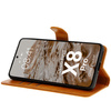 Etui z klapką Bizon Case Pocket do Oppo Find X8 Pro, brązowe