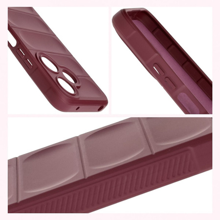 Pancerne etui Bizon Case Tur do Xiaomi Redmi 13 4G, burgundowe