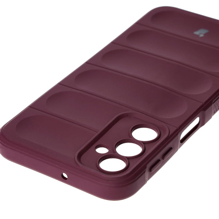 Pancerne etui Bizon Case Tur do Galaxy A24 4G, burgundowe