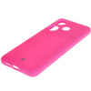 Silikonowe etui Bizon Soft Case do Xiaomi Poco F6, neonowo-różowe