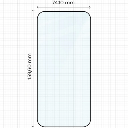 Szkło hartowane Bizon Glass Edge 2 do iPhone 17 Pro Max, czarna ramka