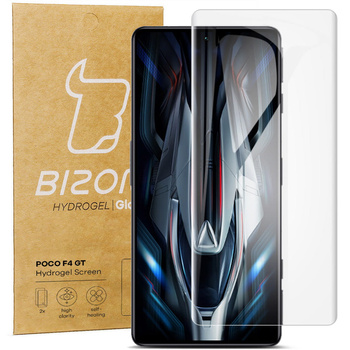 Folia hydrożelowa na ekran Bizon Glass Hydrogel, Poco F4 GT, 2 sztuki