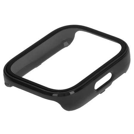 Etui ze szkłem do zegarka Bizon Case+Glass Watch do Xiaomi Redmi Watch 5 Active, czarne