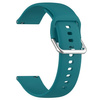Pasek silikonowy do smartwatcha, Bizon Strap Watch Silicone Pro N, Quick Release 22 mm, ciemnoturkusowy