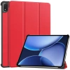 Etui z klapką Bizon Case Tab Croc do OnePlus Pad 3 / 2 Pro / OPPO Pad 4 / 4 Pro, czerwone