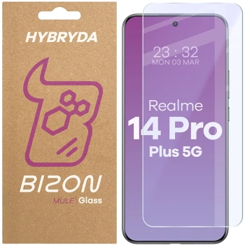 Elastyczne szkło hybrydowe Bizon Glass Mule do Realme 14 Pro Plus 5G