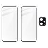 2x Szkło + szybka na aparat Bizon Edge 2 Pack do Poco X5