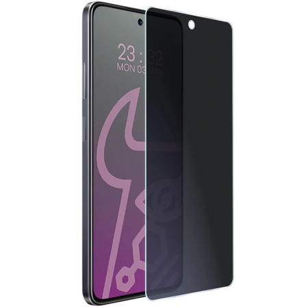 Prywatyzujące szkło hybrydowe Bizon Glass Mule Shadow do Realme 14x 5G, matowe