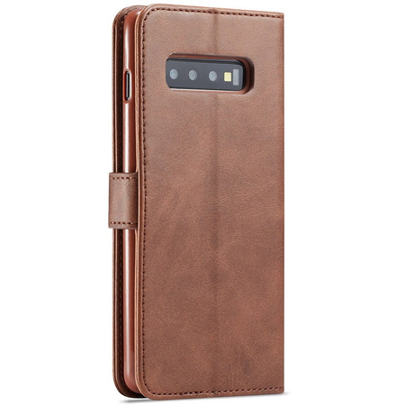 Etui Bizon Case Wallet do Galaxy S10e, brązowe