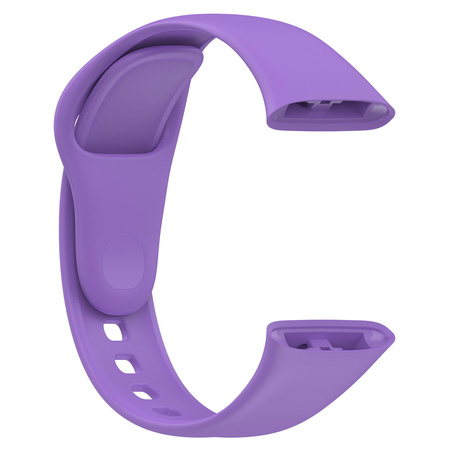 Pasek Bizon Strap Watch Dots do Xiaomi Redmi Watch 3, fioletowy