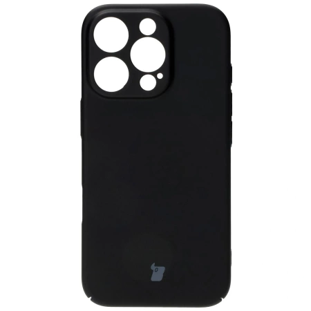 Etui Bizon Case Łupka do iPhone 16 Pro, czarne