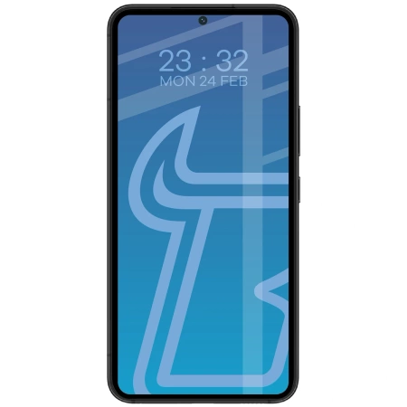 Szkło hartowane Bizon Glass Edge Duo do Galaxy S22, czarna ramka, 2 sztuki