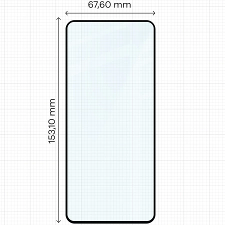 Szkło hartowane Bizon Glass Edge do Oppo Reno 6 5G, czarne