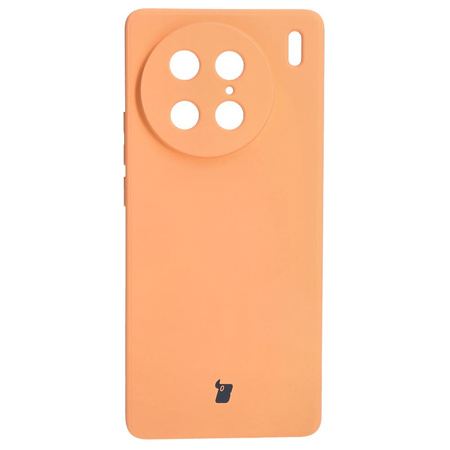Etui Bizon Case Silicone Sq do VIVO X90 Pro, pomarańczowe