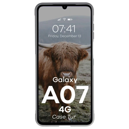 Pancerne etui Bizon Case Tur do Galaxy A07 4G, jasnoszare