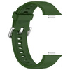 Pasek Bizon Strap Watch Silicone Pro SR do Huawei Watch Fit 4 / 4 Pro / 3, ciemnozielony