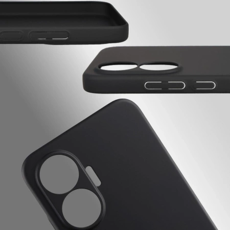 Etui Bizon Case Łupka do Xiaomi POCO F7, czarne