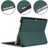 Etui Bizon Case Tab Croc do Microsoft Surface Pro 8, ciemnozielone