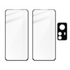 2x Szkło + szybka na aparat Bizon Edge 3D Pack do  Xiaomi 12 Pro