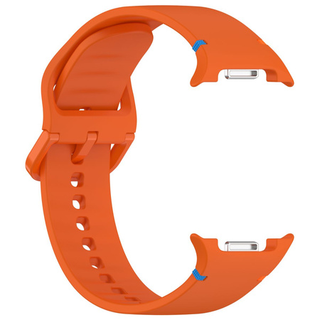 Silikonowy pasek Bizon Strap Watch Silicone G do Galaxy Watch 8 / 8 Classic, pomarańczowy