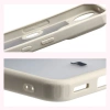 Etui Bizon Case Angelo do Nothing Phone (3), półprzezroczyste z beżową ramką