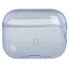 Elastyczne etui z karabińczykiem Bizon Case Headphone Clear do AirPods Pro 3, przeźroczysto-niebieskie