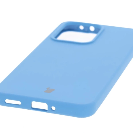 Silikonowe etui Bizon Soft Case do Oppo Reno13 Pro, niebieskie