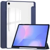 Etui z klapką Bizon Case Tab Clear Matt do Galaxy Tab S10 FE Plus, granatowe