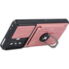 Etui Bizon Case Camshield Card Slot Ring do Xiaomi Poco F4 GT, jasnoróżowe